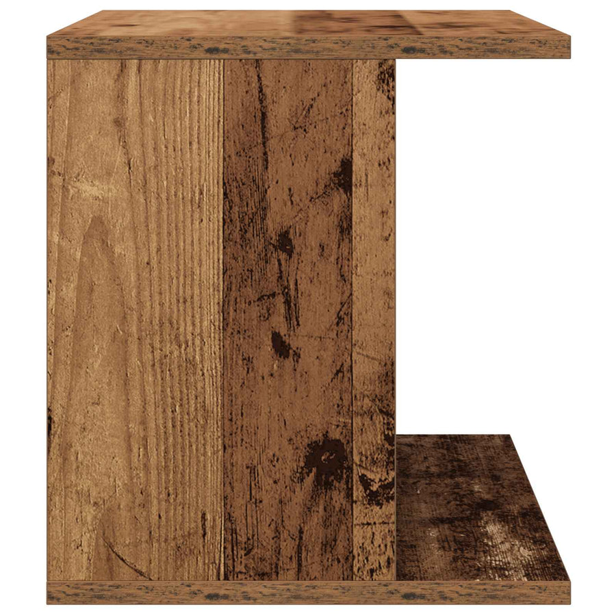 Vinyl Platenspeler Opslag Oud hout 42 x 33 x 36 cm Bewerkt hout