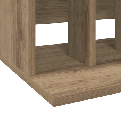 Vinyl Platenspeler Opslag Artisanaal eiken 42 x 33 x 36 cm