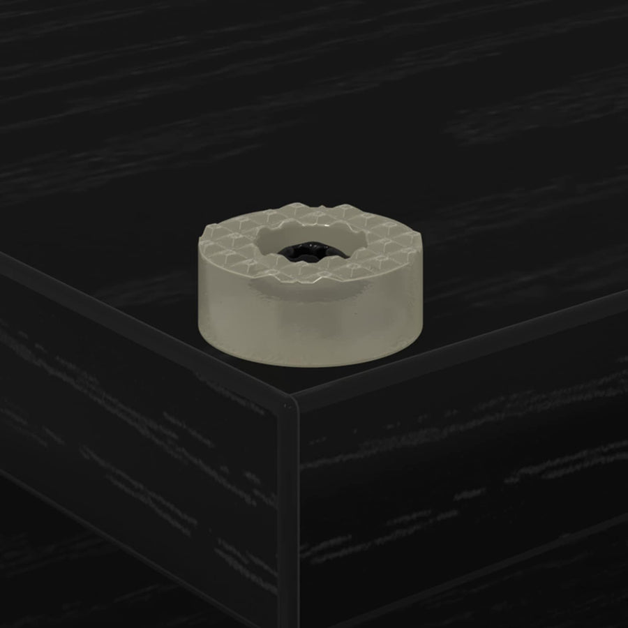 Platenkast Zwart eiken 38 x 33 x 61 cm Bewerkt hout