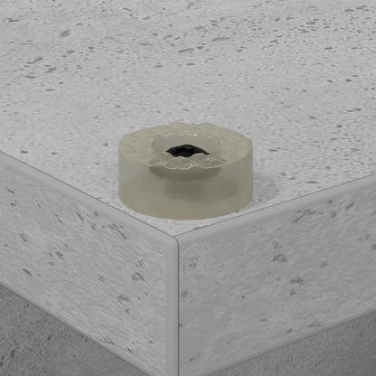 Platenkast Betongrijs 38 x 33 x 61 cm Bewerkt hout