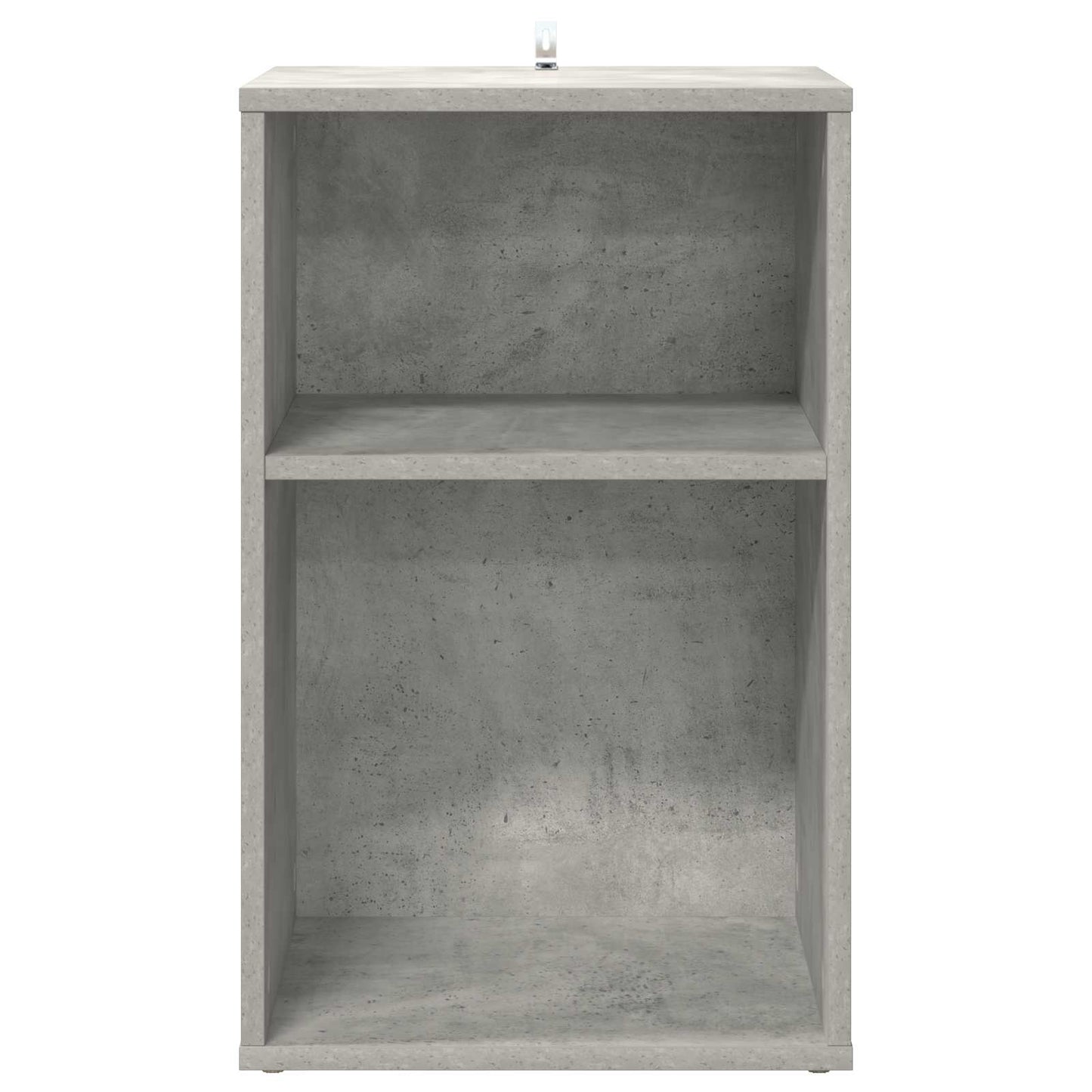 Platenkast Betongrijs 38 x 33 x 61 cm Bewerkt hout