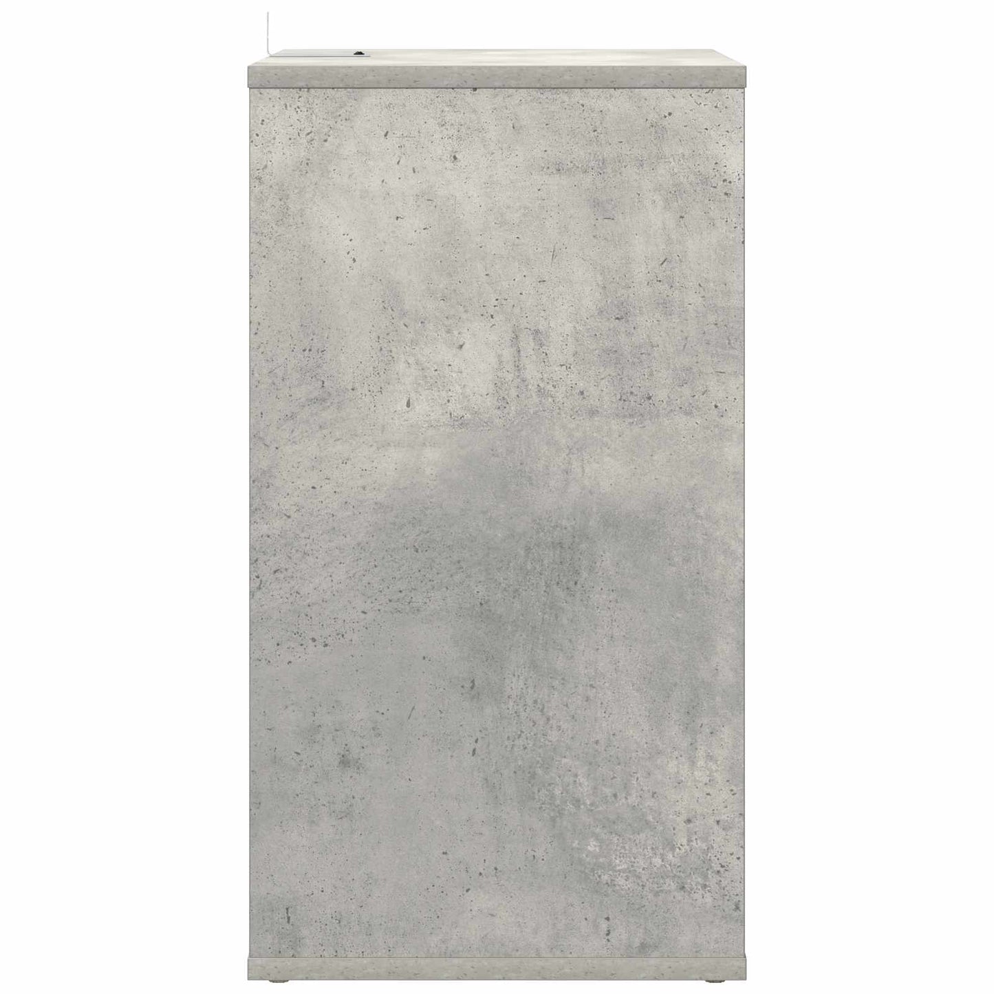 Platenkast Betongrijs 38 x 33 x 61 cm Bewerkt hout