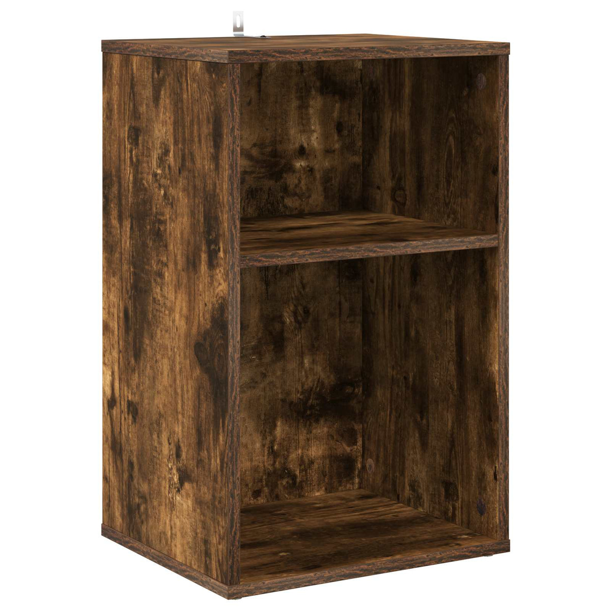 Platenkast Gerookt eiken 38 x 33 x 61 cm Bewerkt hout