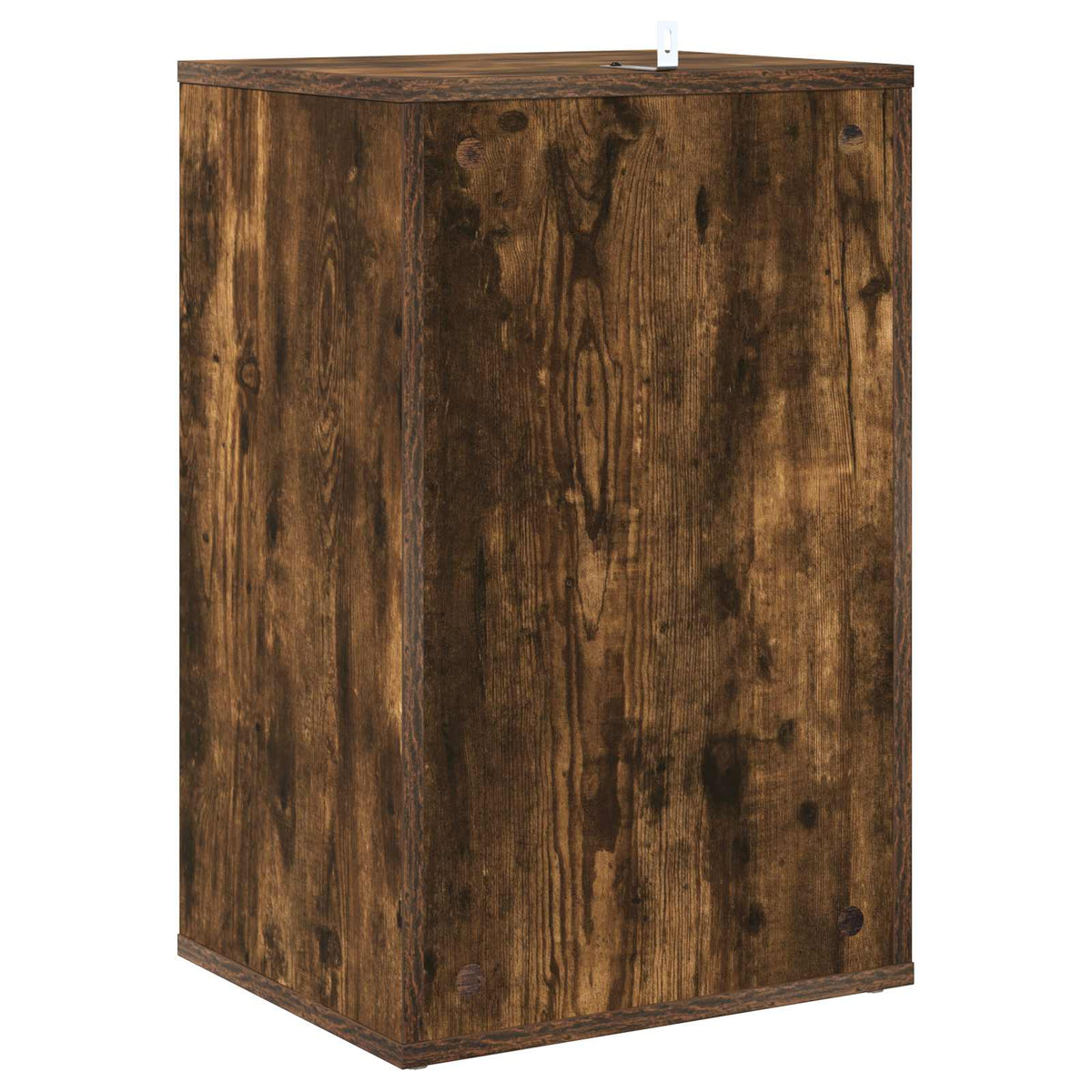 Platenkast Gerookt eiken 38 x 33 x 61 cm Bewerkt hout
