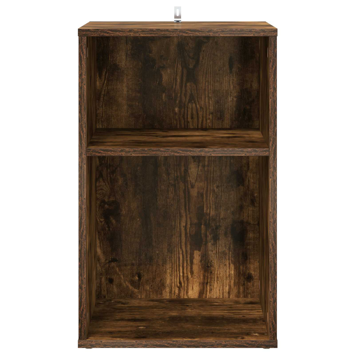 Platenkast Gerookt eiken 38 x 33 x 61 cm Bewerkt hout