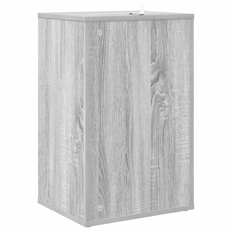 Platenkast Grijs Sonoma 38 x 33 x 61 cm Bewerkt hout