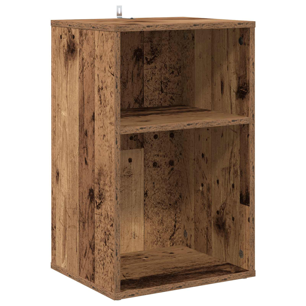 Platenkast Oud hout 38 x 33 x 61 cm Bewerkt hout