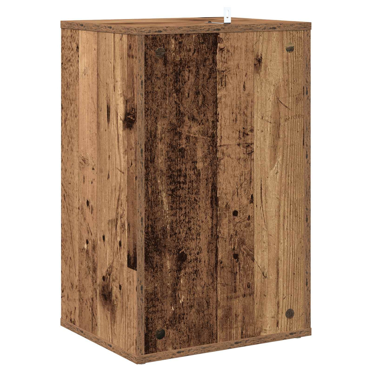 Platenkast Oud hout 38 x 33 x 61 cm Bewerkt hout