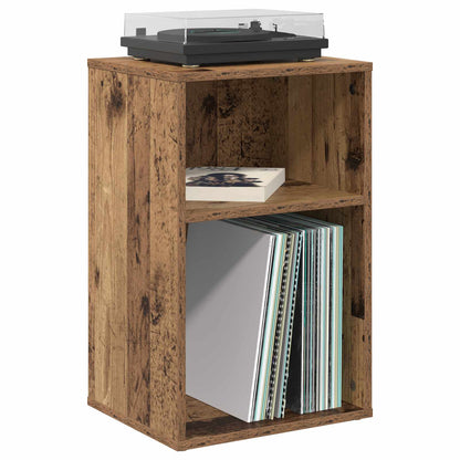 Platenkast Oud hout 38 x 33 x 61 cm Bewerkt hout