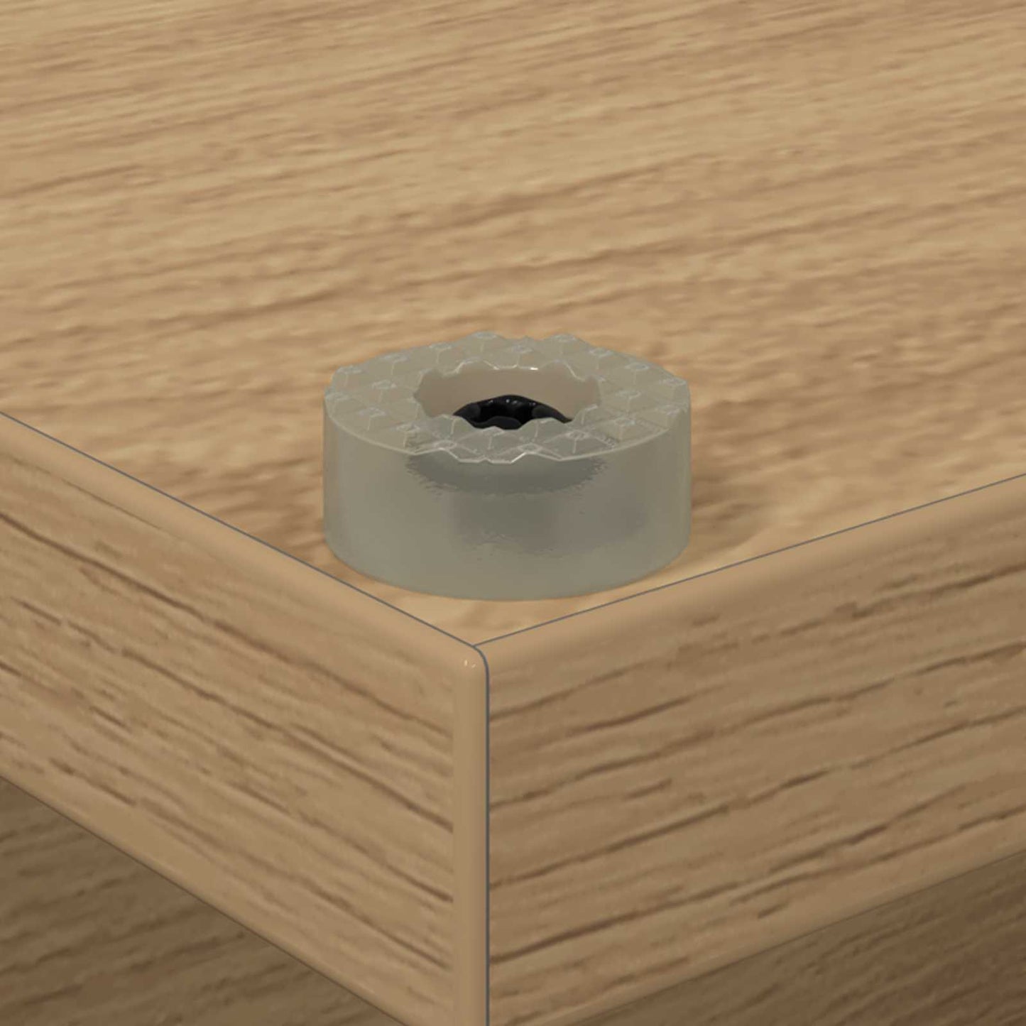 Platenkast Artisanaal eiken 38 x 33 x 61 cm Bewerkt hout