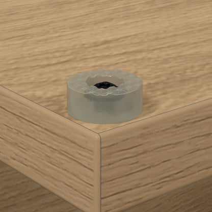 Platenkast Artisanaal eiken 38 x 33 x 61 cm Bewerkt hout