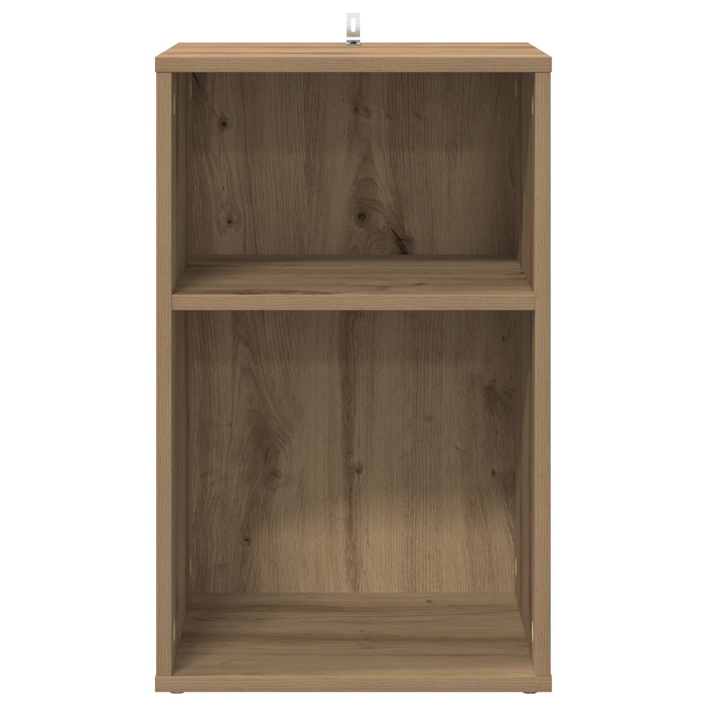 Platenkast Artisanaal eiken 38 x 33 x 61 cm Bewerkt hout