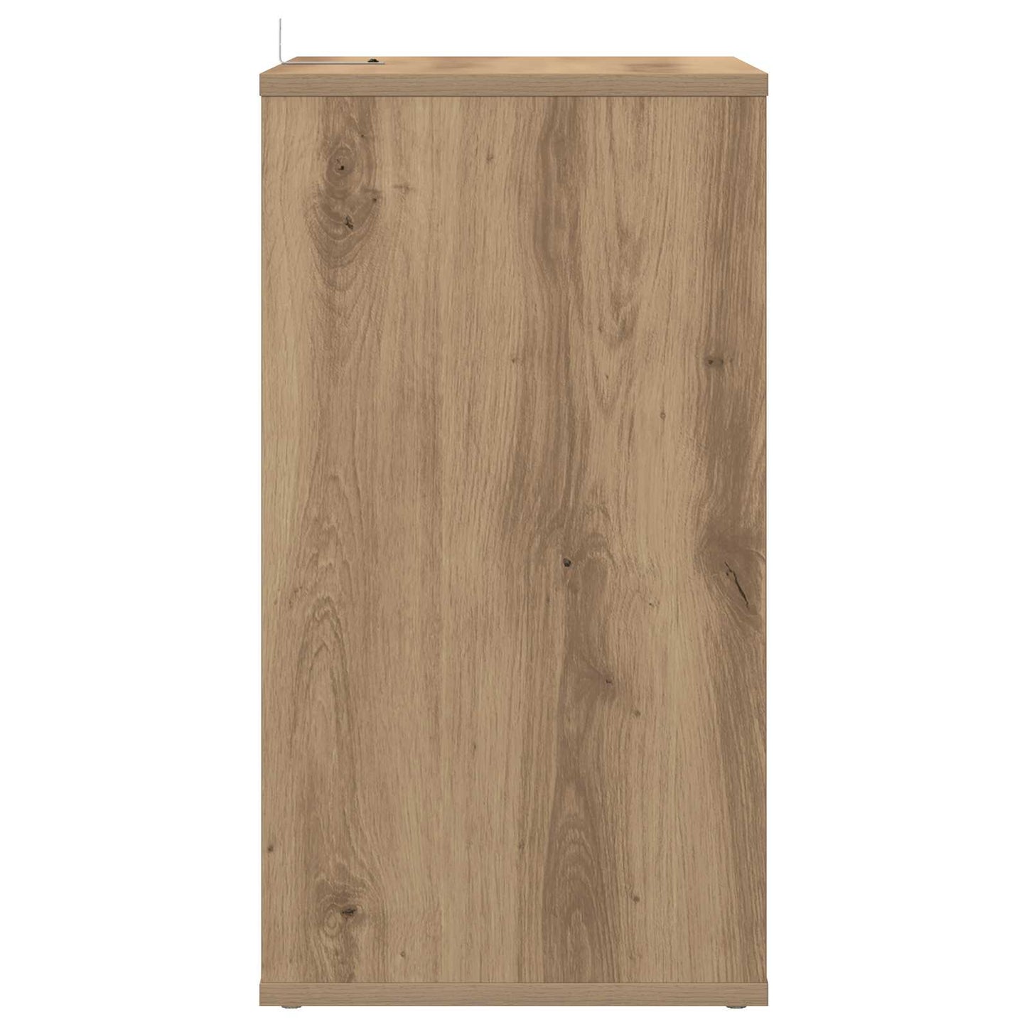 Platenkast Artisanaal eiken 38 x 33 x 61 cm Bewerkt hout