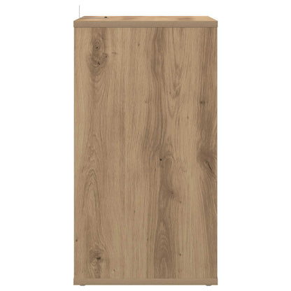 Platenkast Artisanaal eiken 38 x 33 x 61 cm Bewerkt hout