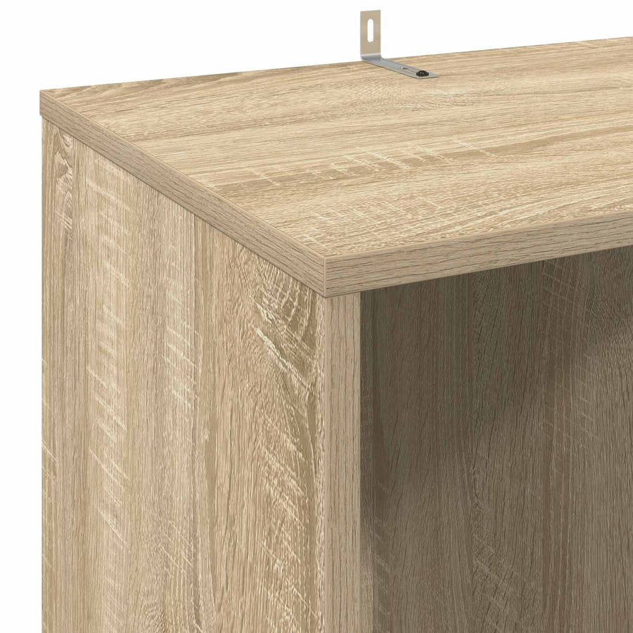 Platenkast Sonoma Eiken 44,5 x 36,5 x 74,5 cm Bewerkt hout