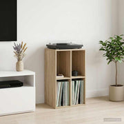 Platenkast 44,5x36,5x74,5 cm Sonoma Eiken bewerkt hout