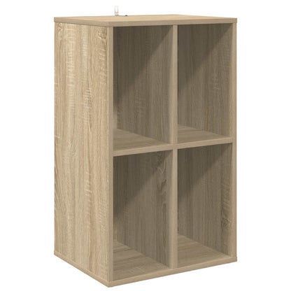 Platenkast Sonoma Eiken 44,5 x 36,5 x 74,5 cm Bewerkt hout