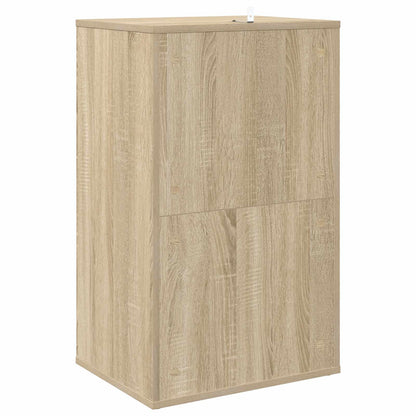 Platenkast Sonoma Eiken 44,5 x 36,5 x 74,5 cm Bewerkt hout