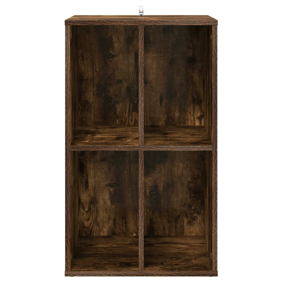 Platenkast Gerookt eiken 44,5 x 36,5 x 74,5 cm Bewerkt hout