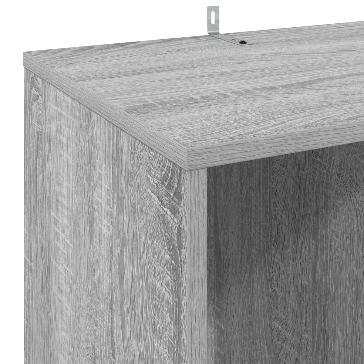 Platenkast Grijs Sonoma 44,5 x 36,5 x 74,5 cm Bewerkt hout