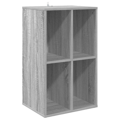 Platenkast Grijs Sonoma 44,5 x 36,5 x 74,5 cm Bewerkt hout