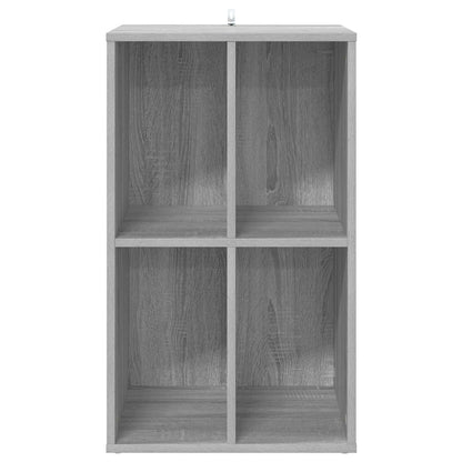Platenkast Grijs Sonoma 44,5 x 36,5 x 74,5 cm Bewerkt hout