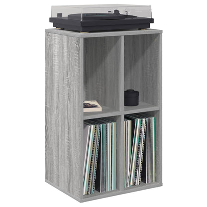 Platenkast Grijs Sonoma 44,5 x 36,5 x 74,5 cm Bewerkt hout
