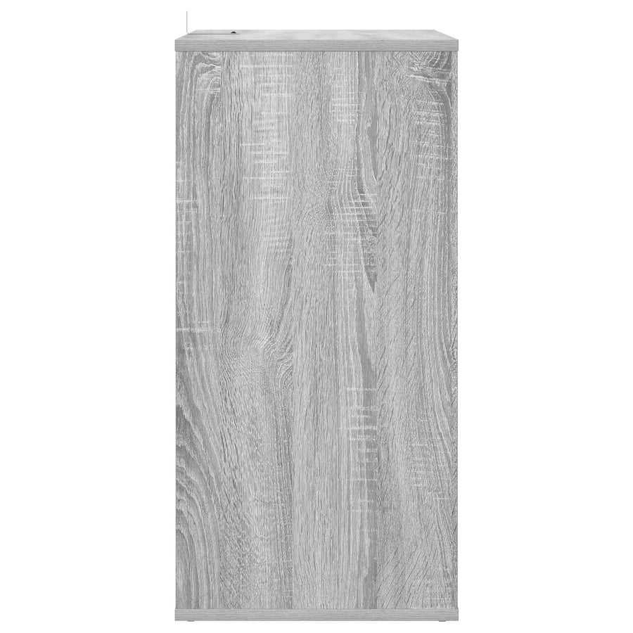 Platenkast Grijs Sonoma 44,5 x 36,5 x 74,5 cm Bewerkt hout