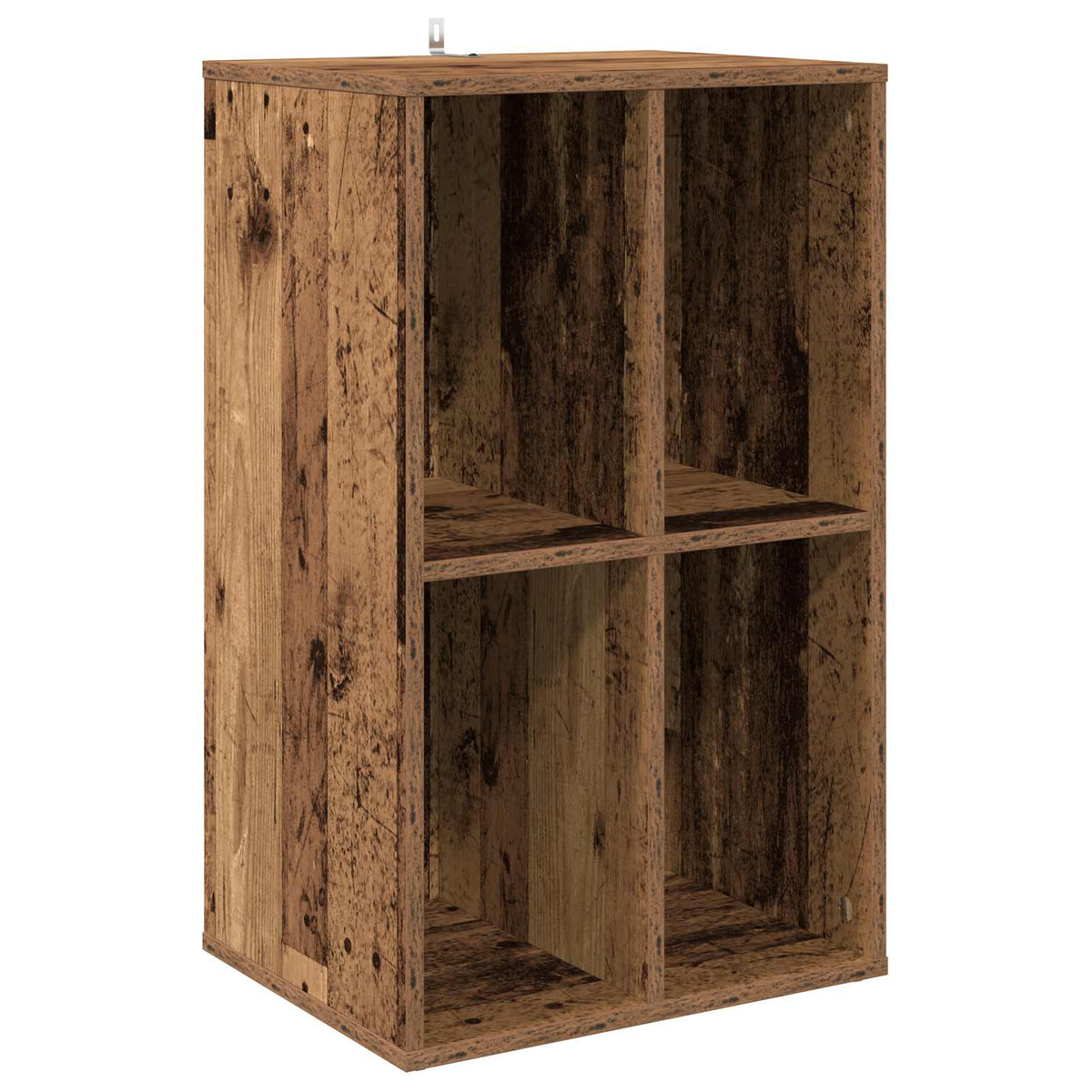 Platenkast Eikenhout 44,5 x 36,5 x 74,5 cm Bewerkt hout
