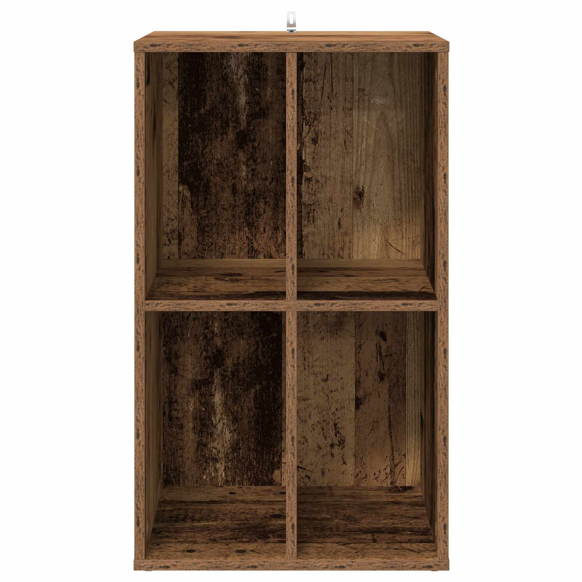 Platenkast Eikenhout 44,5 x 36,5 x 74,5 cm Bewerkt hout
