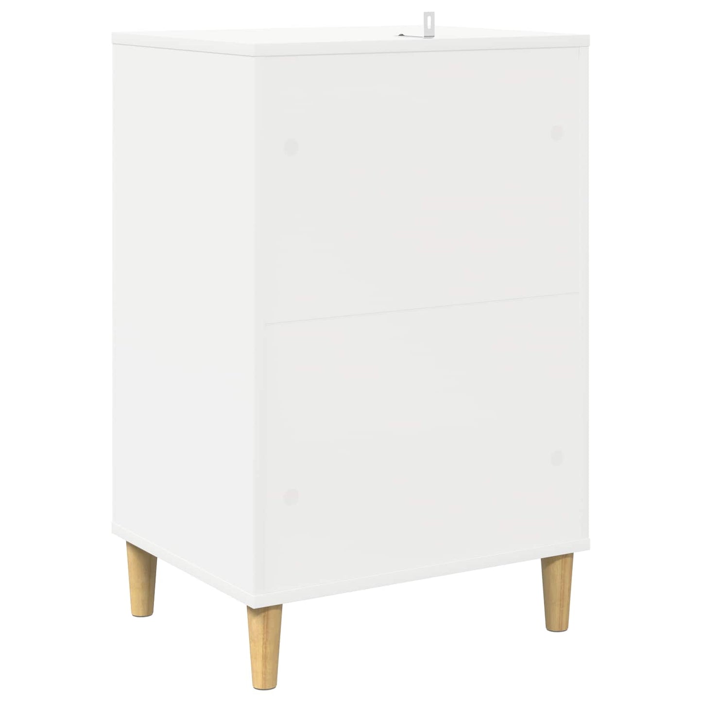 Draaitafelstand Wit 47 x 39,5 x 74,5 cm Bewerkt hout