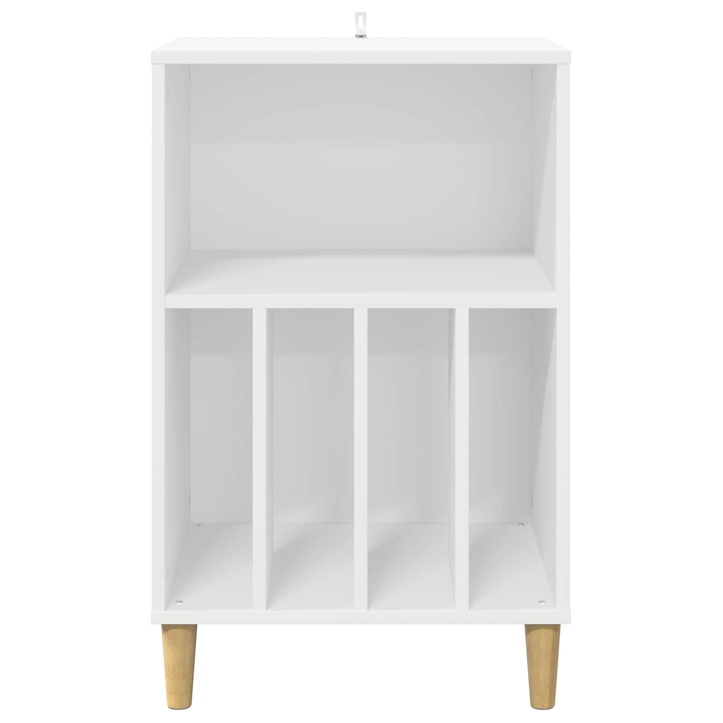 Draaitafelstand Wit 47 x 39,5 x 74,5 cm Bewerkt hout