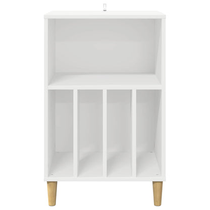 Draaitafelstand Wit 47 x 39,5 x 74,5 cm Bewerkt hout