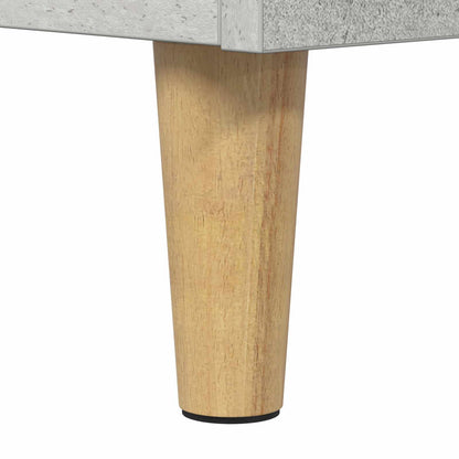 Draaitafelstand Betongrijs 47 x 39,5 x 74,5 cm Bewerkt hout