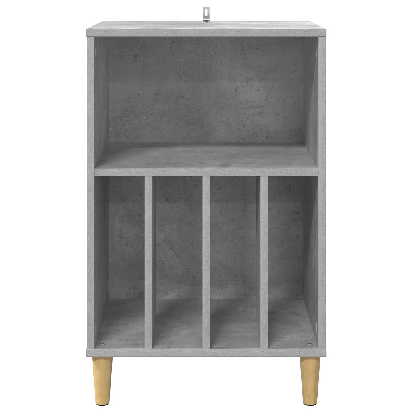 Draaitafelstand Betongrijs 47 x 39,5 x 74,5 cm Bewerkt hout