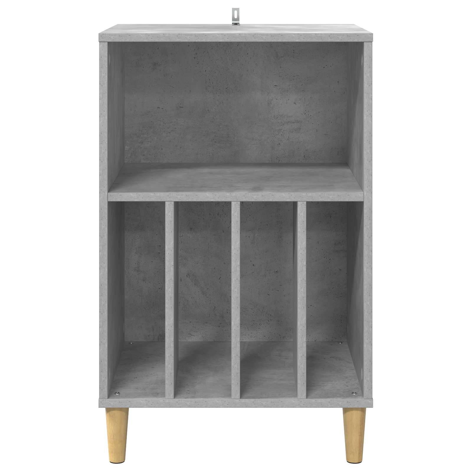 Draaitafelstand Betongrijs 47 x 39,5 x 74,5 cm Bewerkt hout