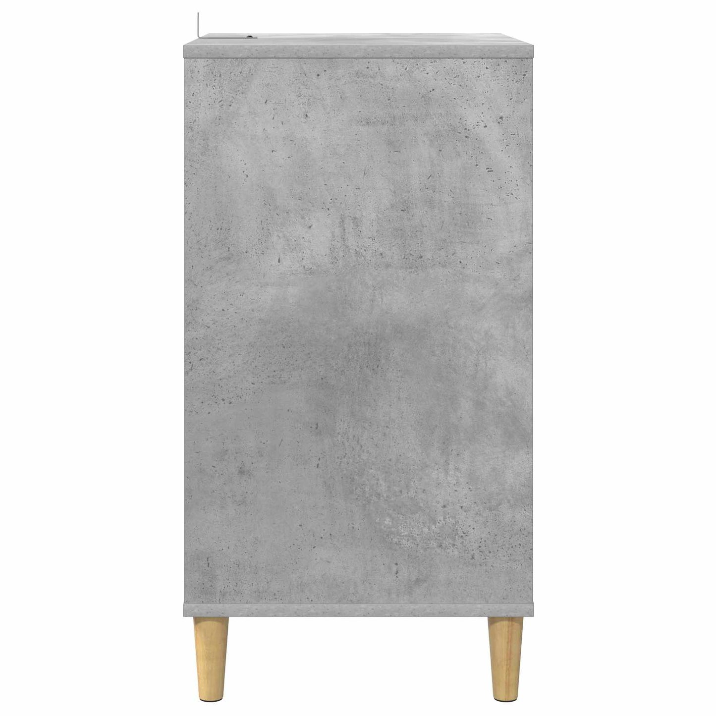 Draaitafelstand Betongrijs 47 x 39,5 x 74,5 cm Bewerkt hout