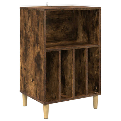 Draaitafelstand Gerookt eiken 47 x 39,5 x 74,5 cm Bewerkt hout