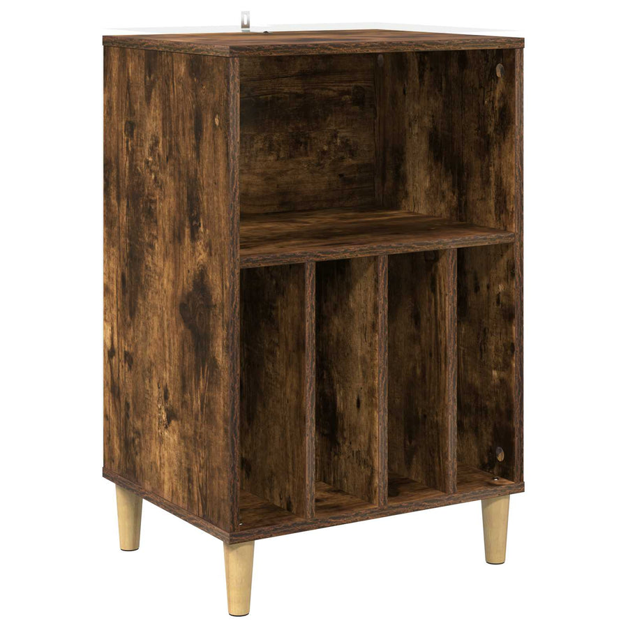 Draaitafelstand Gerookt eiken 47 x 39,5 x 74,5 cm Bewerkt hout