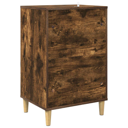 Draaitafelstand Gerookt eiken 47 x 39,5 x 74,5 cm Bewerkt hout