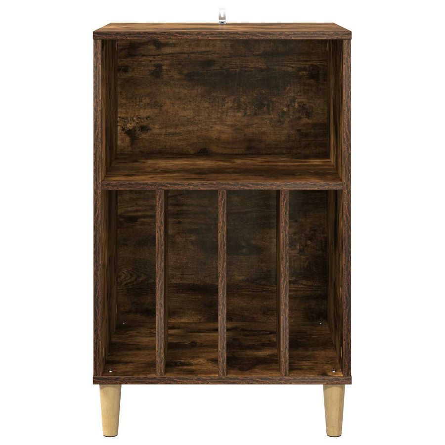 Draaitafelstand Gerookt eiken 47 x 39,5 x 74,5 cm Bewerkt hout