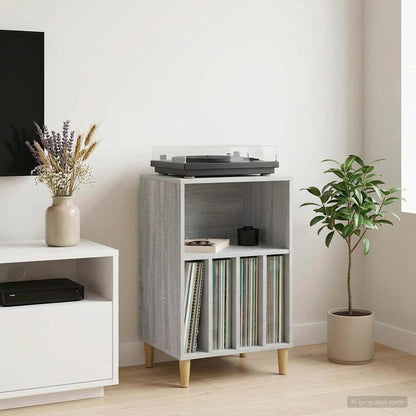 Draaitafelstand Grijs Sonoma 47 x 39,5 x 74,5 cm Bewerkt hout