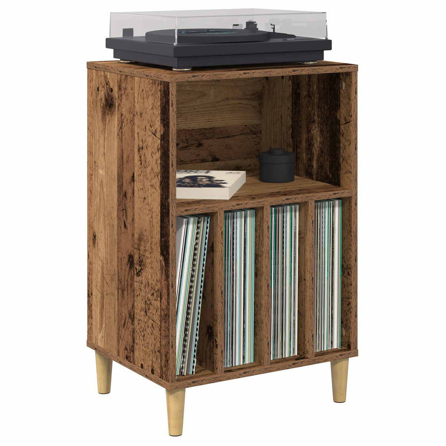 Draaitafelstand Eikenhout 47 x 39,5 x 74,5 cm Bewerkt hout