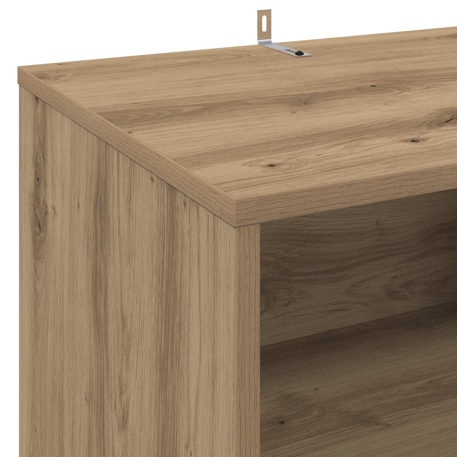 Draaitafelstand Artisanaal eiken 47 x 39,5 x 74,5 cm