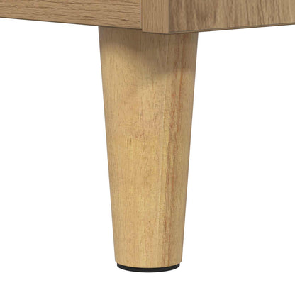 Draaitafelstand Artisanaal eiken 47 x 39,5 x 74,5 cm