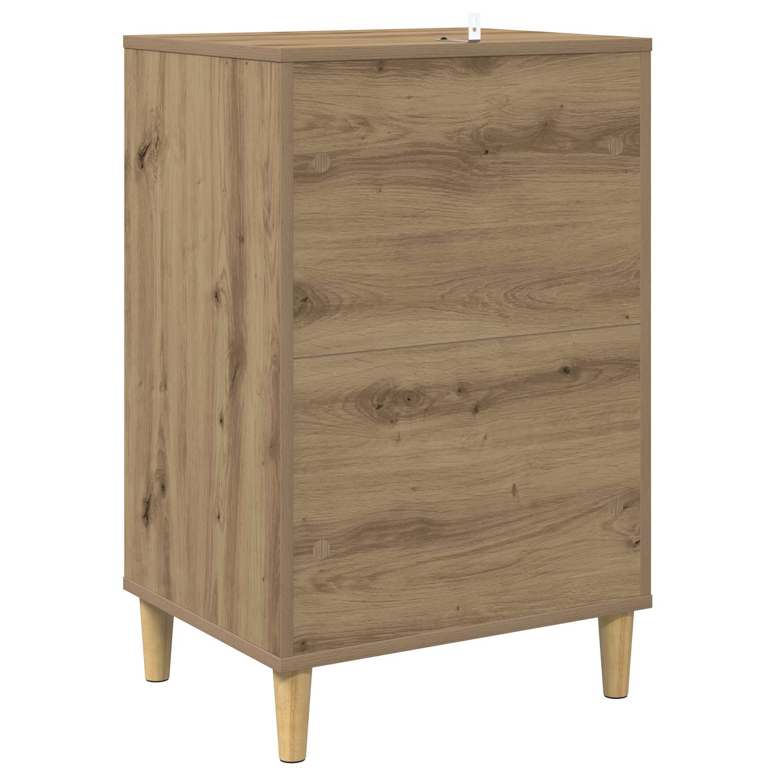 Draaitafelstand Artisanaal eiken 47 x 39,5 x 74,5 cm