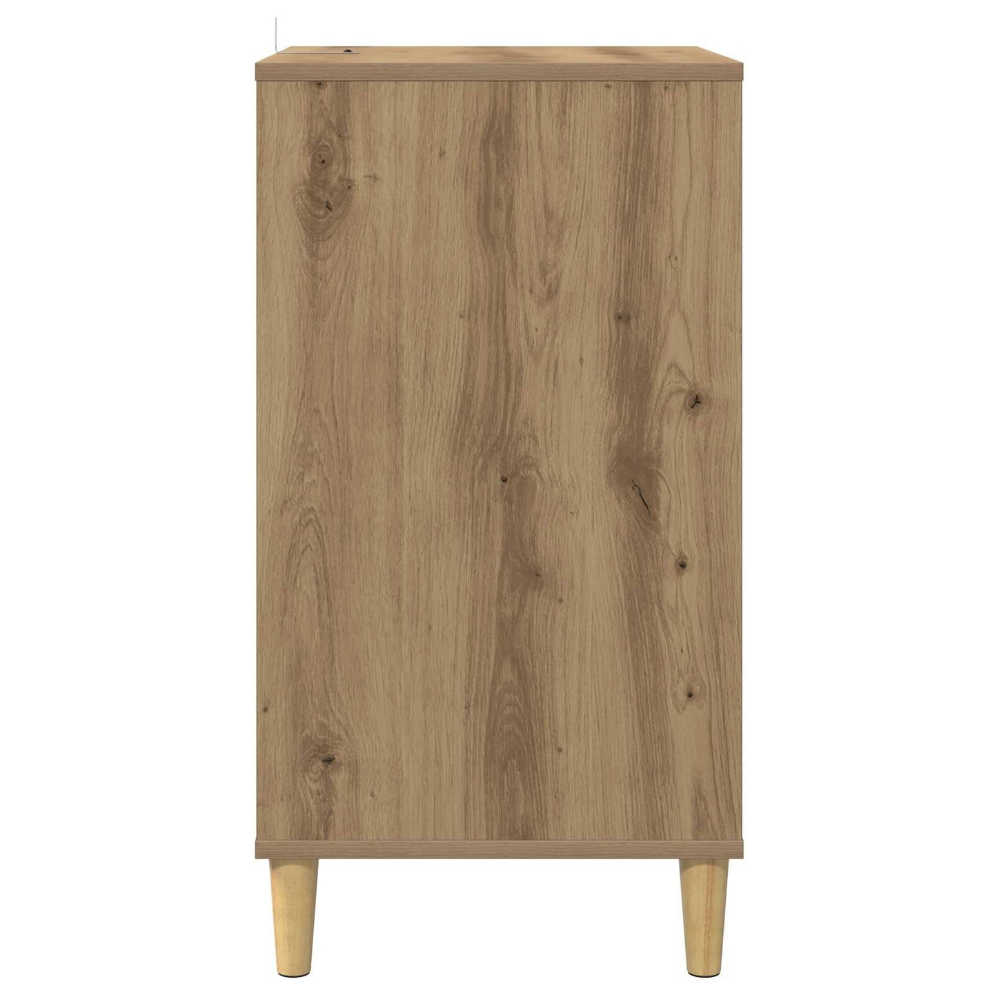 Draaitafelstand Artisanaal eiken 47 x 39,5 x 74,5 cm