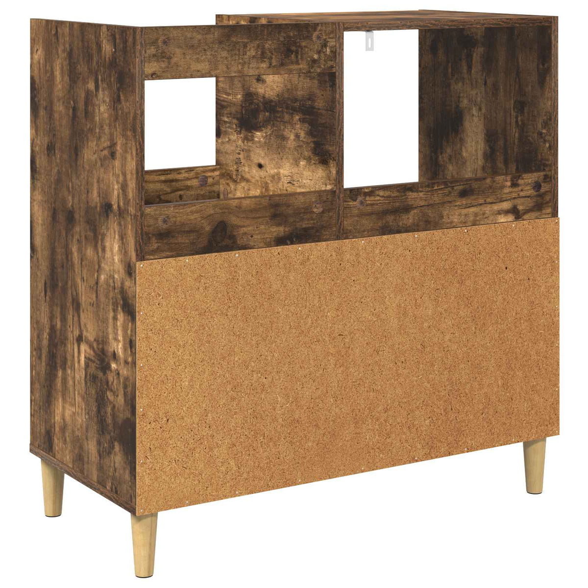 Platenspeler Steun Gerookt eiken 82 x 39,5 x 82,5 cm