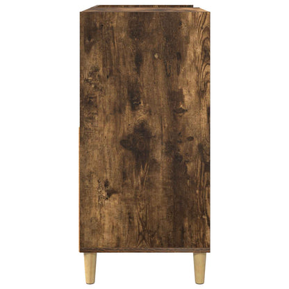 Platenspeler Steun Gerookt eiken 82 x 39,5 x 82,5 cm