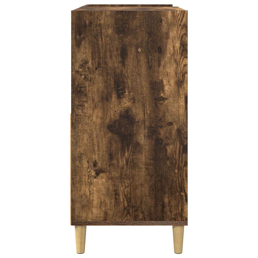 Platenspeler Steun Gerookt eiken 82 x 39,5 x 82,5 cm